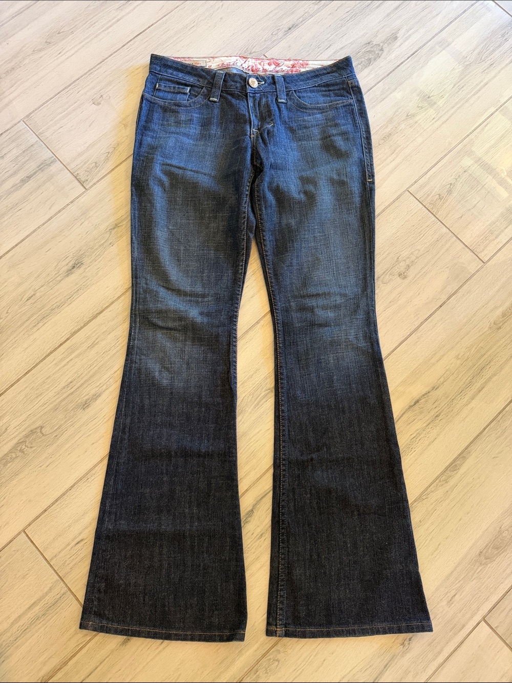 William Rast Dark Blue Flare Jeans